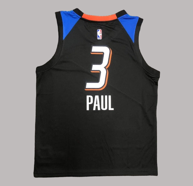 Oklahoma City Thunder 2020-21 Black City Edition Jersey