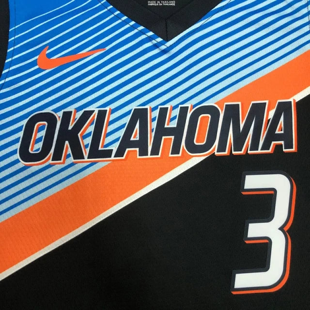 Oklahoma City Thunder 2020-21 Black City Edition Jersey