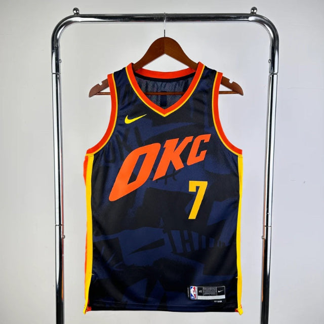 Oklahoma City Thunder 2023-24 Navy Swingman Jersey