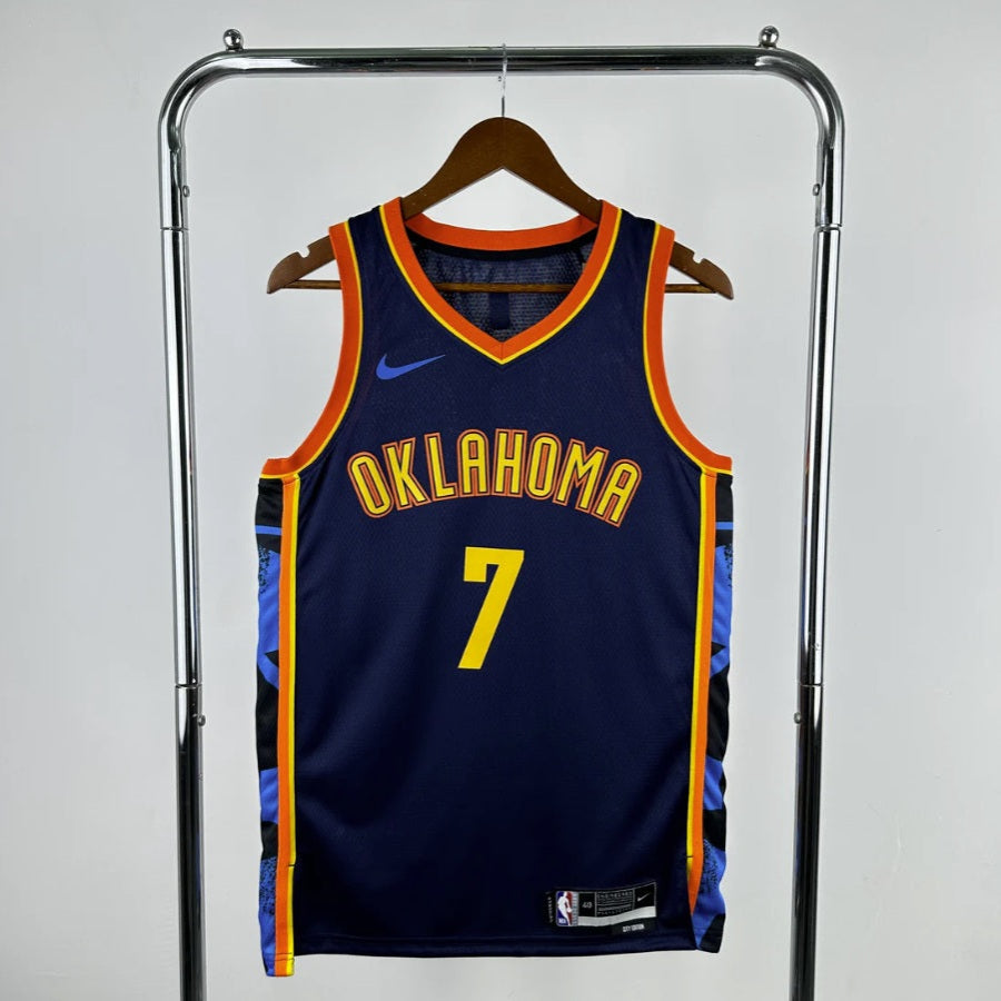 Oklahoma City Thunder 2024-25 Navy Swingman Jersey