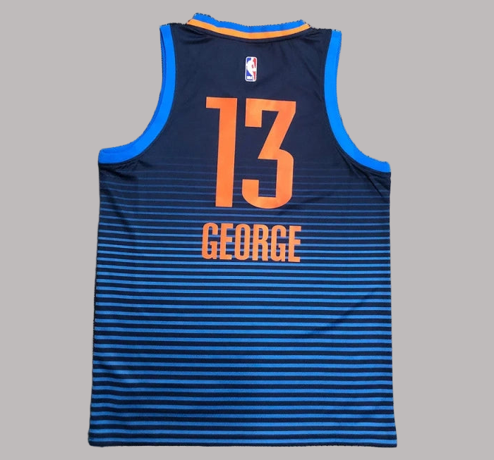 Oklahoma City Thunder 2018-19 Navy Statement Edition Jersey