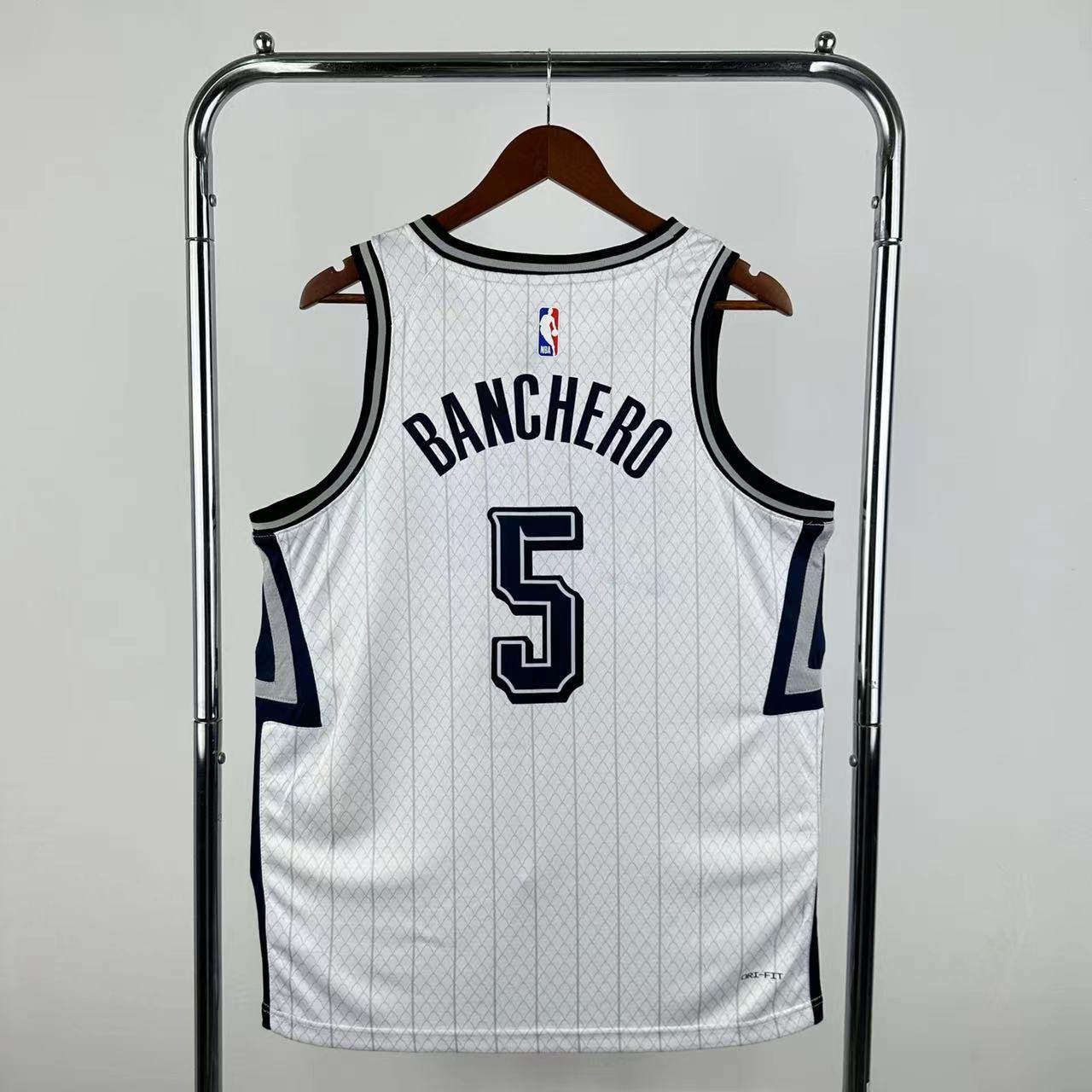 Camiseta blanca de Banchero Swingman de los Orlando Magic 2025