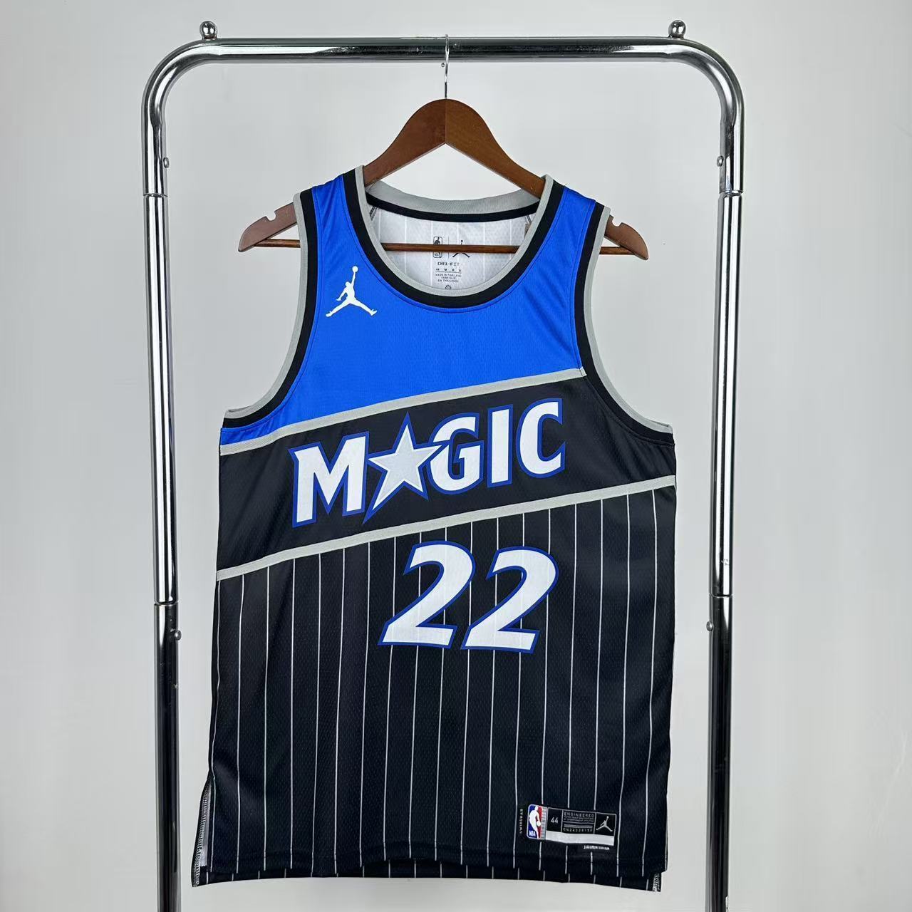 Orlando Magic 2026 Swingman Jersey Wagener Black and Blue