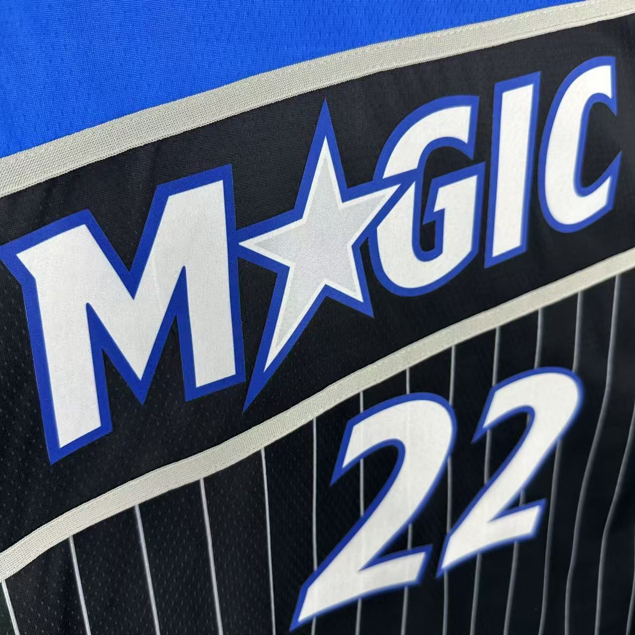 Orlando Magic 2026 Swingman Jersey Wagener Black and Blue