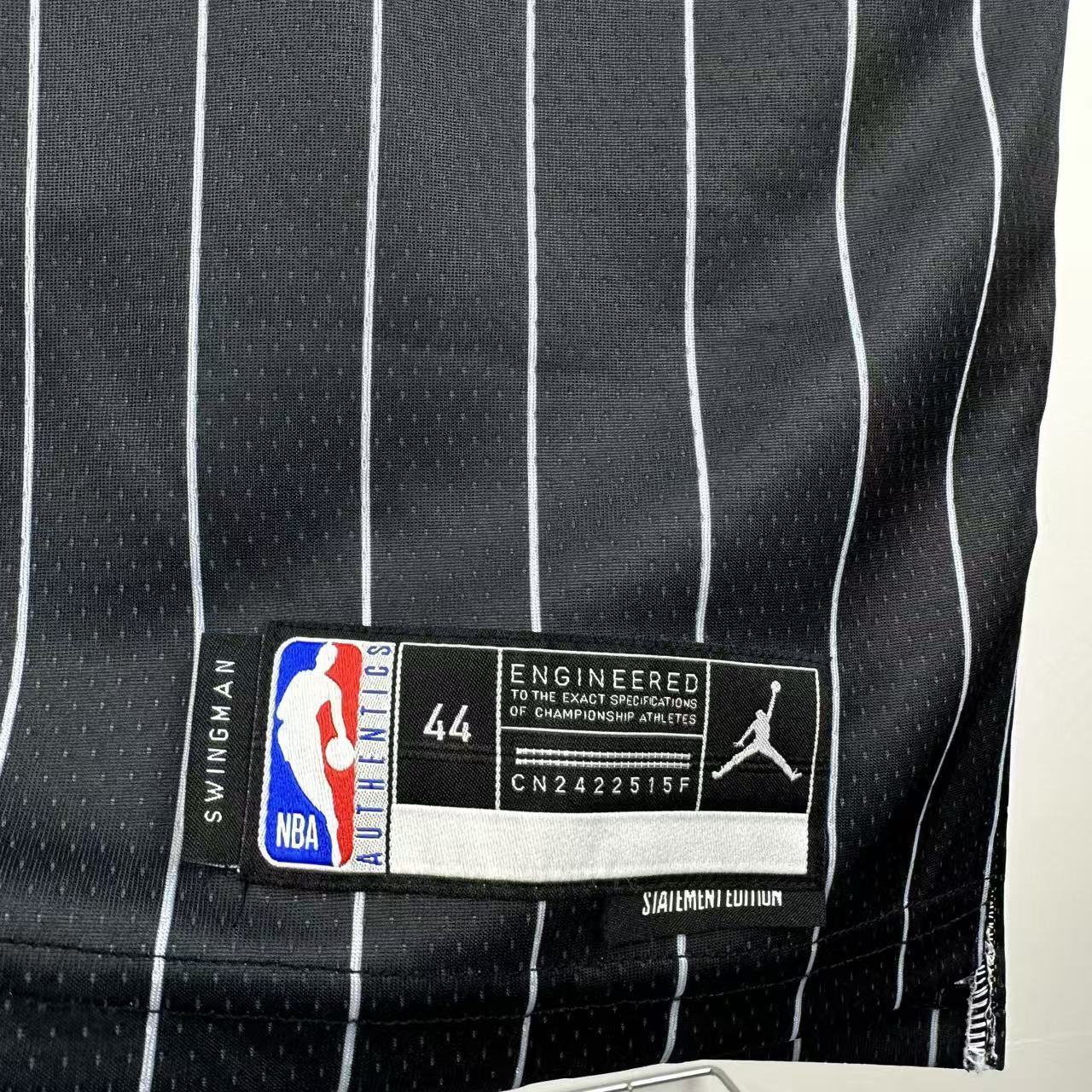 Orlando Magic 2026 Swingman Jersey Wagener Black and Blue