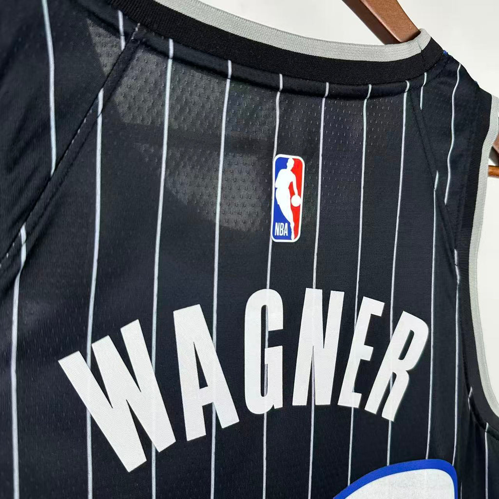 Orlando Magic 2026 Swingman Jersey Wagener Black and Blue