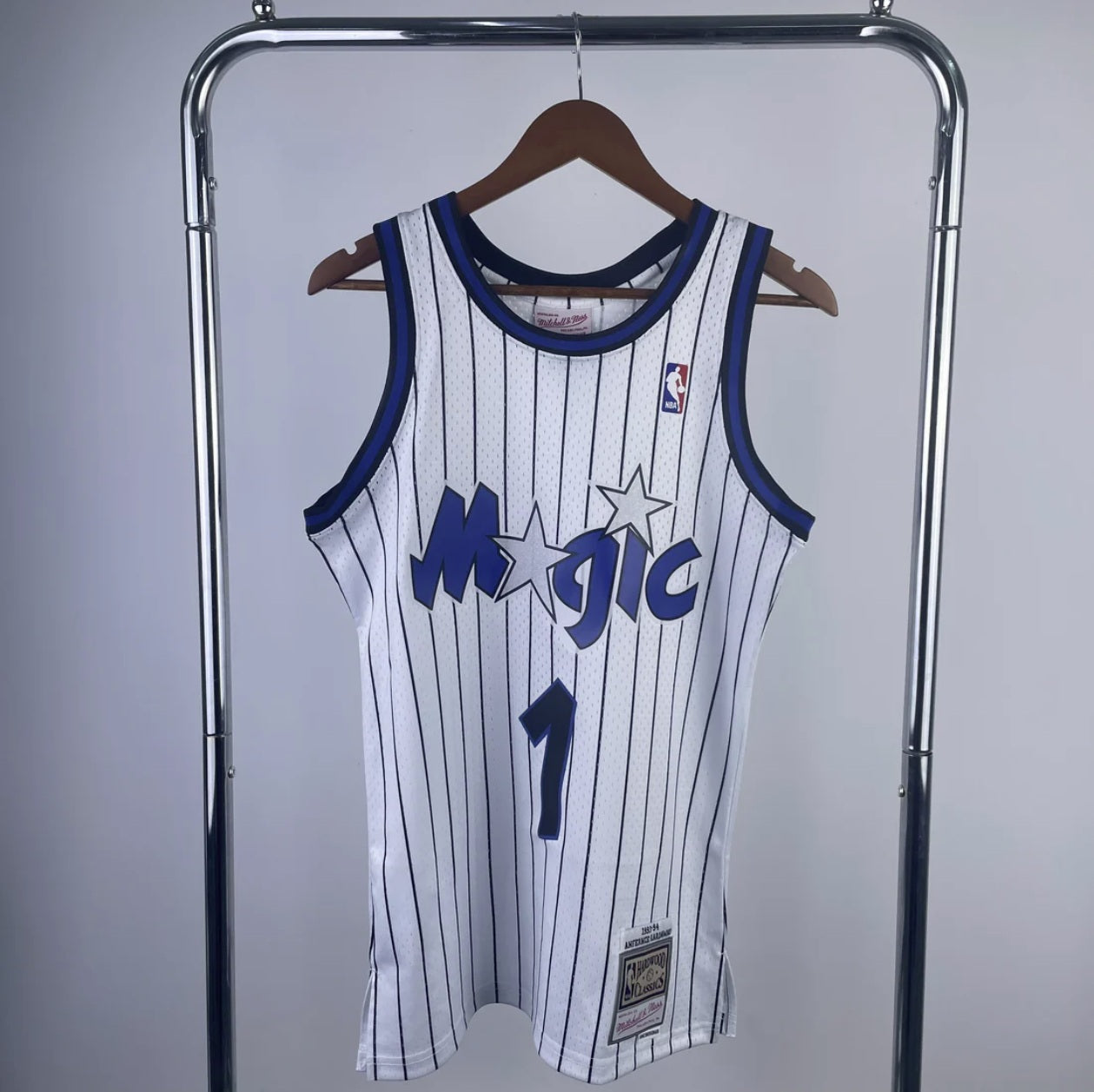 Orlando Magic 1993-94 Hardaway White Mitchell & Ness Hardwood Classic Swingman Jersey