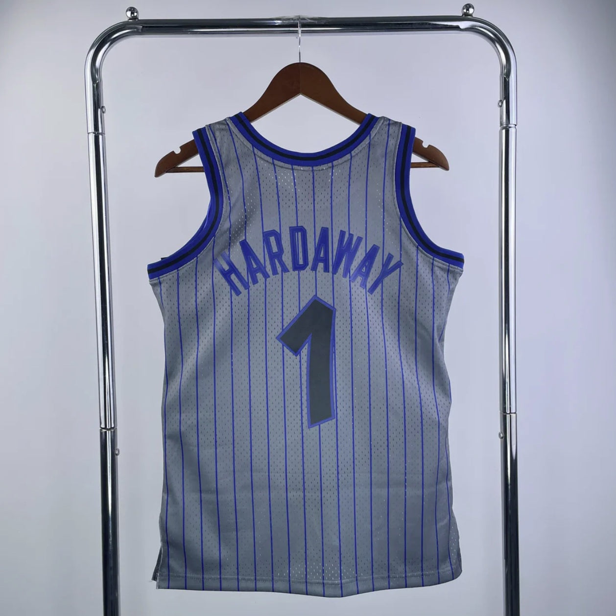 Orlando Magic 1994-95 Hardaway Grey Mitchell & Ness Hardwood Classic Swingman Jersey
