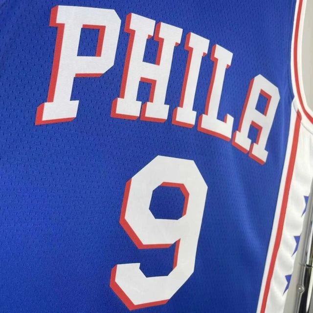 Philadelphia 76ers 2023 Away Blue Team Jersey