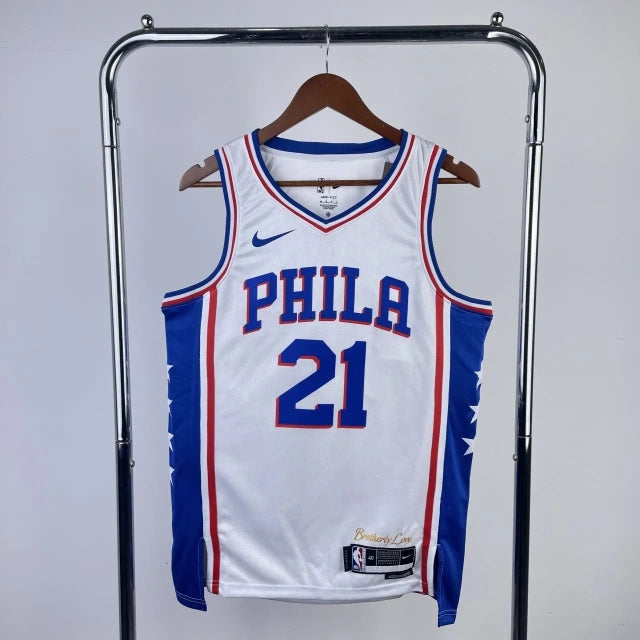 Philadelphia 76ers 2023 Home White Team Jersey