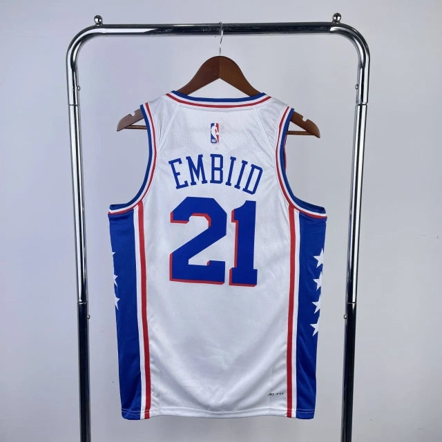 Philadelphia 76ers 2023 Home White Team Jersey