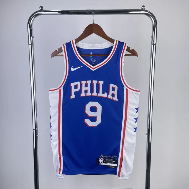 Philadelphia 76ers 2023 Away Blue Team Jersey
