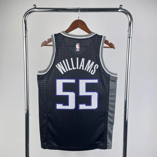 Sacramento Kings 2022-23 Jordan Brand Black Swingman Statement Edition Jersey