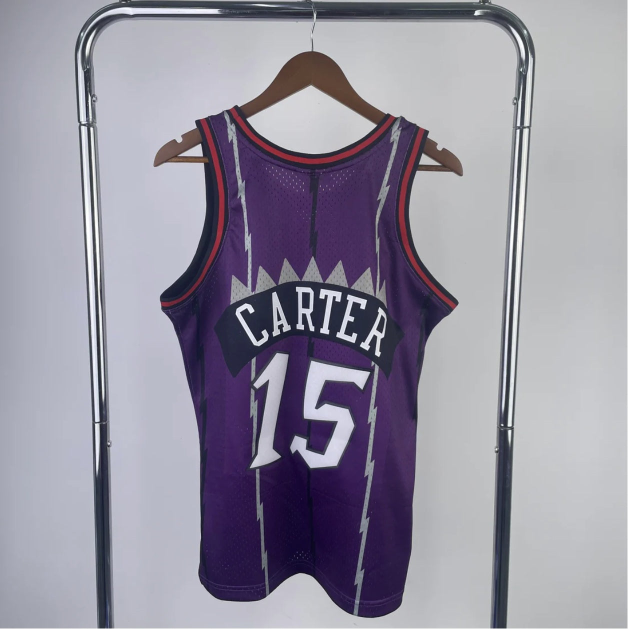 Toronto Raptors 1998-99 Vince Carter Mitchell & Ness Purple Hardwood Classics Swingman Jersey