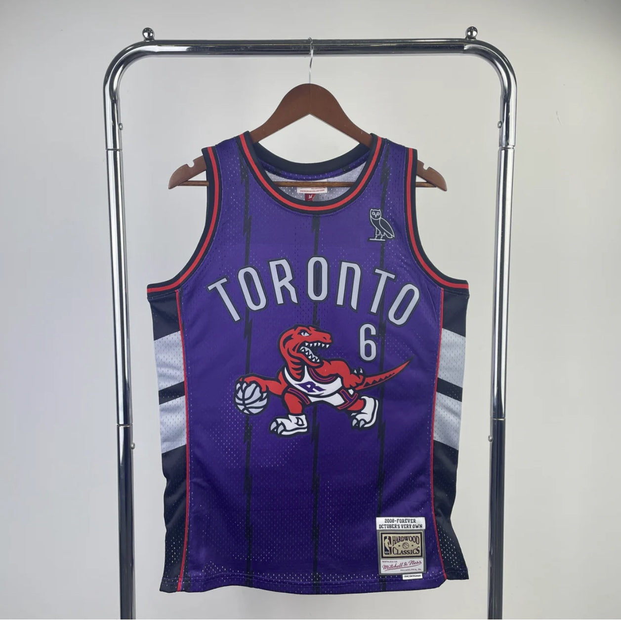 Toronto Raptors 2008 OVO Purple Mitchell & Ness Hardwood Swingman Jersey