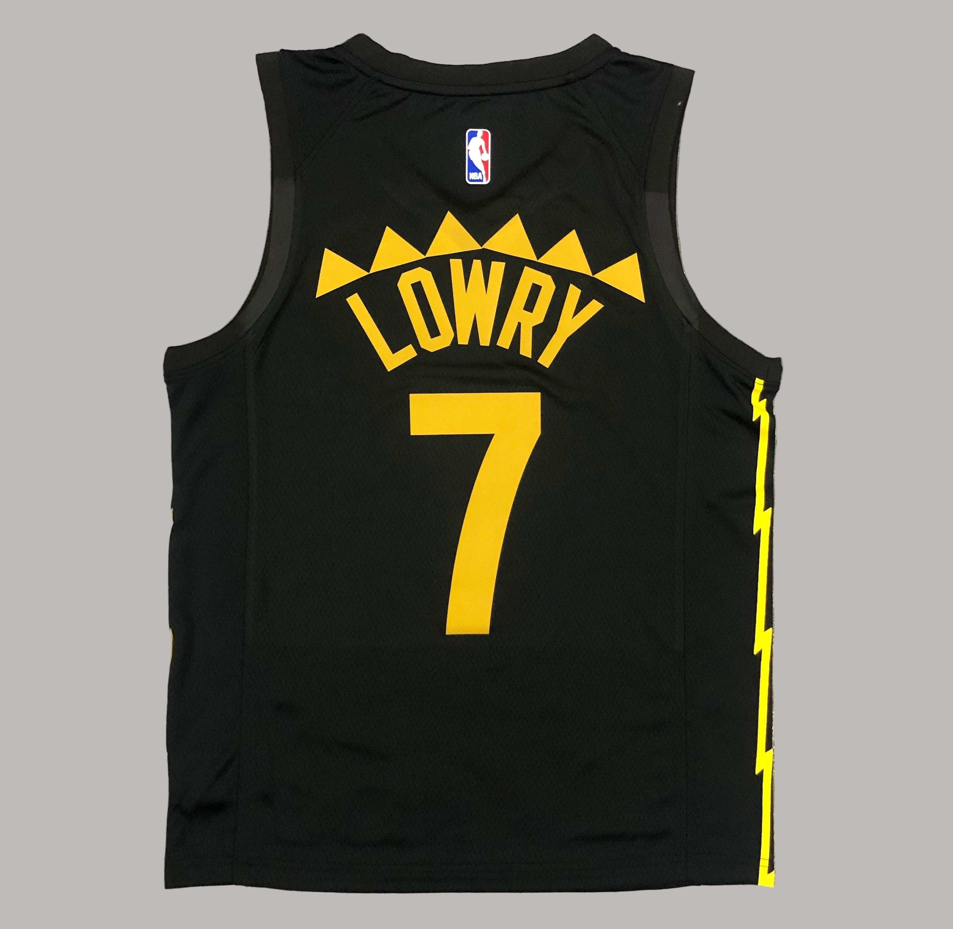 Toronto Raptors 2021 Black and Yellow Earned Edition Swingman Jersey