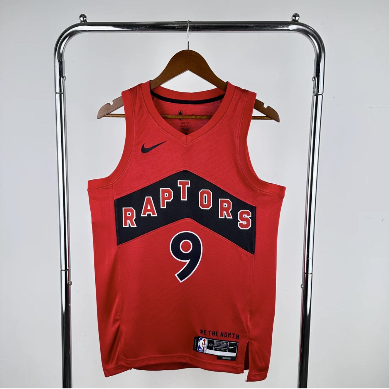 Toronto Raptors 2023-24 Red Icon Edition Swingman Jersey