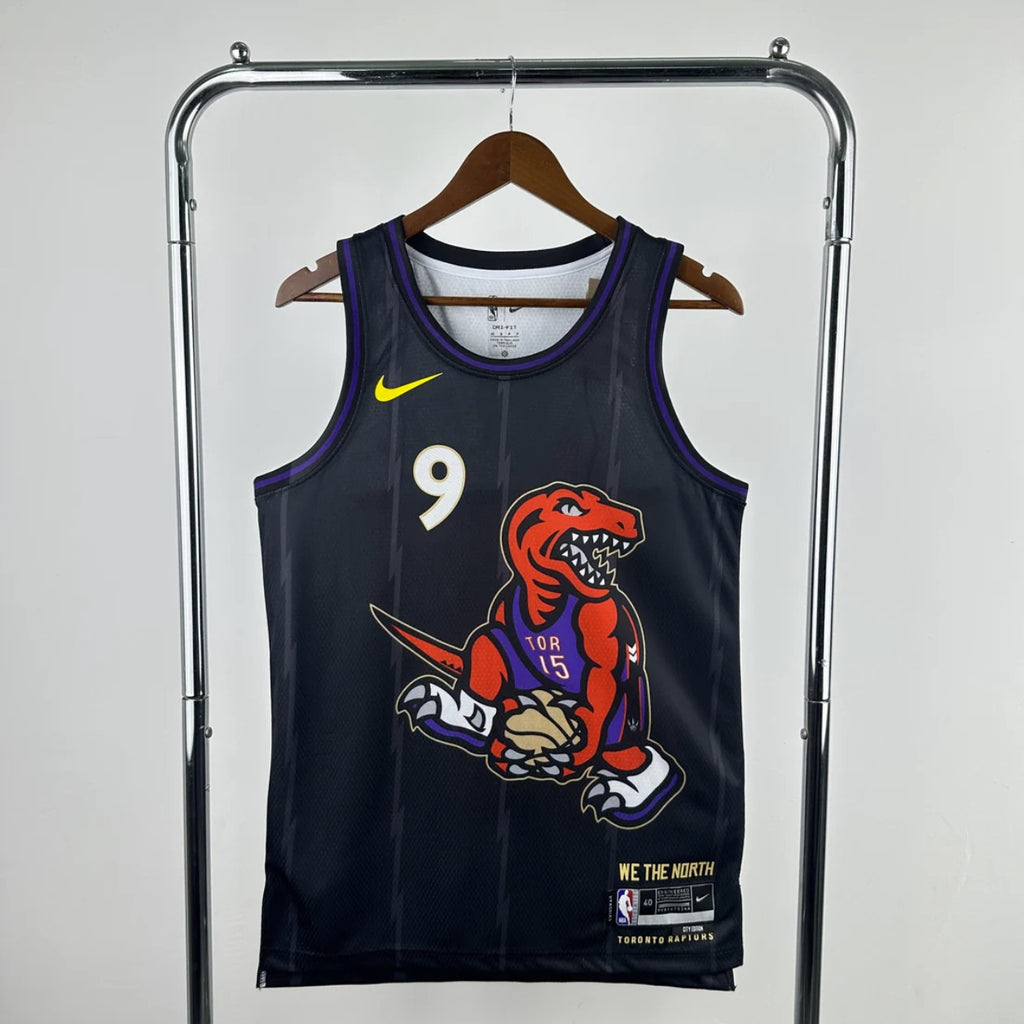 Toronto Raptors 2024-25 Black City Edition Swingman Jersey