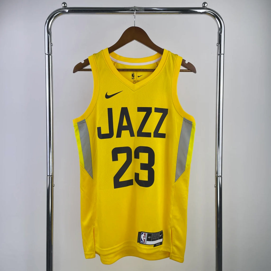 Utah Jazz 2023-24 Yellow Swingman Icon Edition Jersey