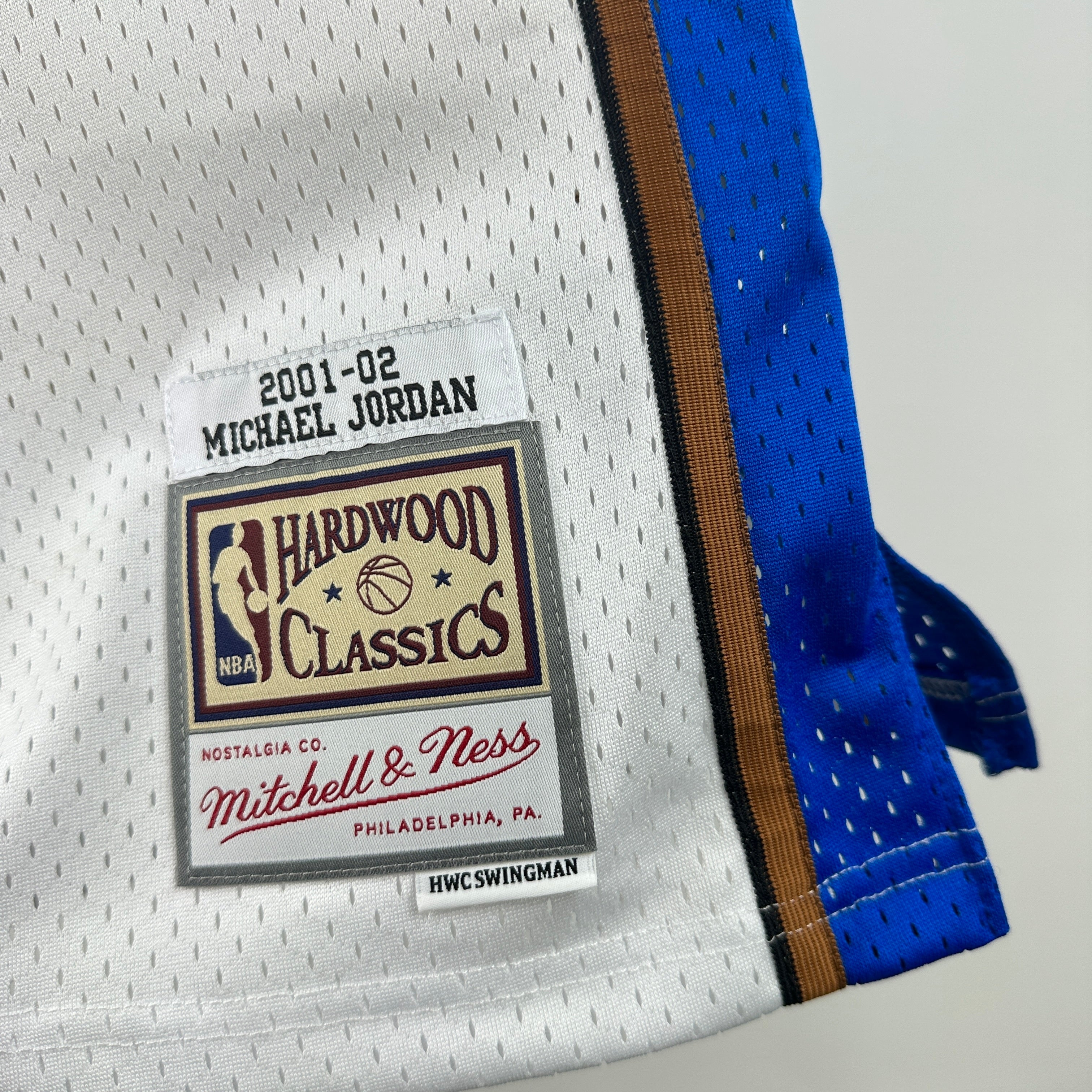 Camiseta Swingman blanca de los Washington Wizards 2001-02