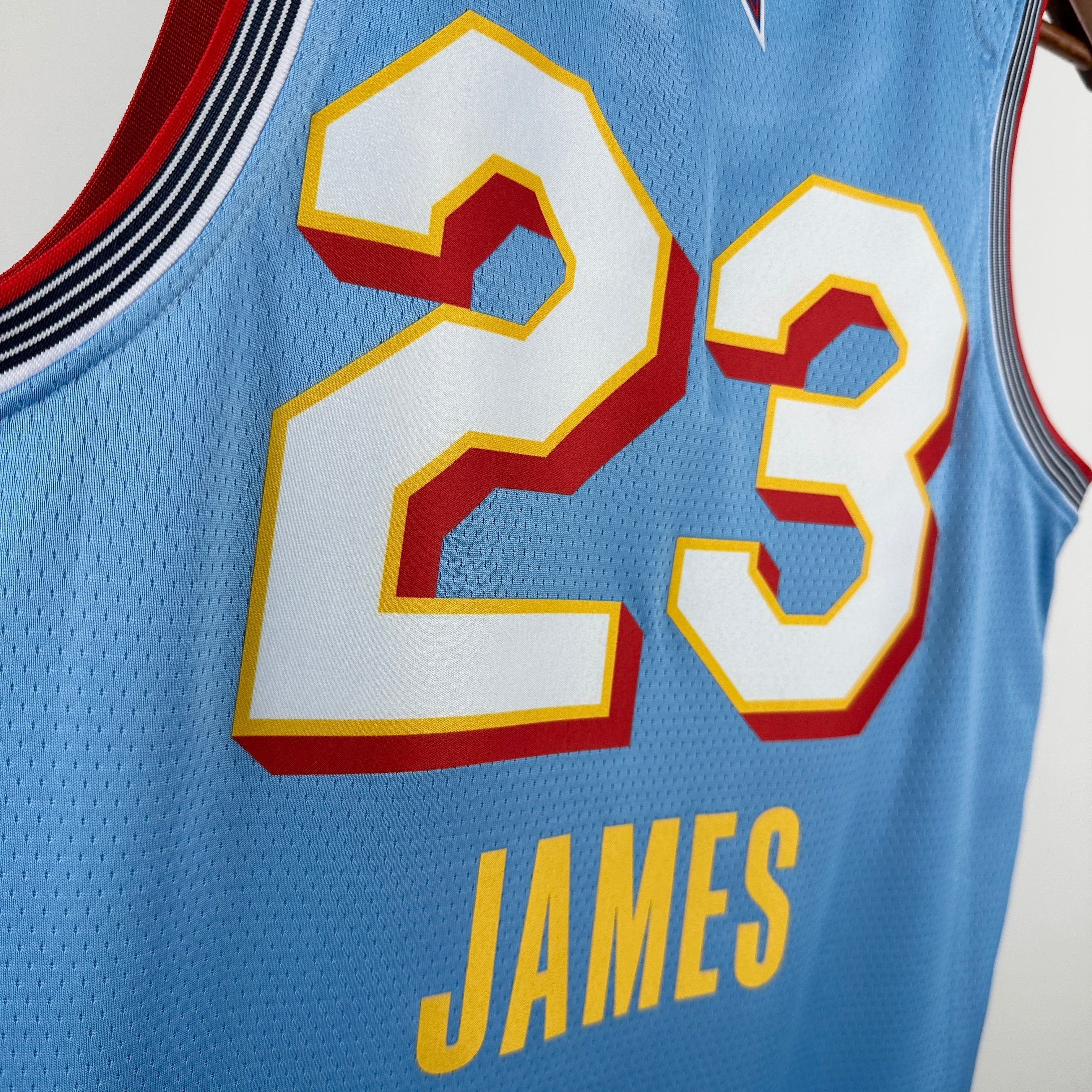 2025 NBA All-Star Swingman Player Jersey LeBron James Light Blue