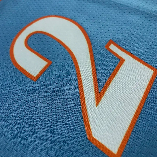 Los Angeles Clippers 75th Anniversary Blue Swingman City Edition Jersey