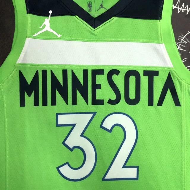 Minnesota Timberwolves 2021-22 Green Statement Edition Jersey