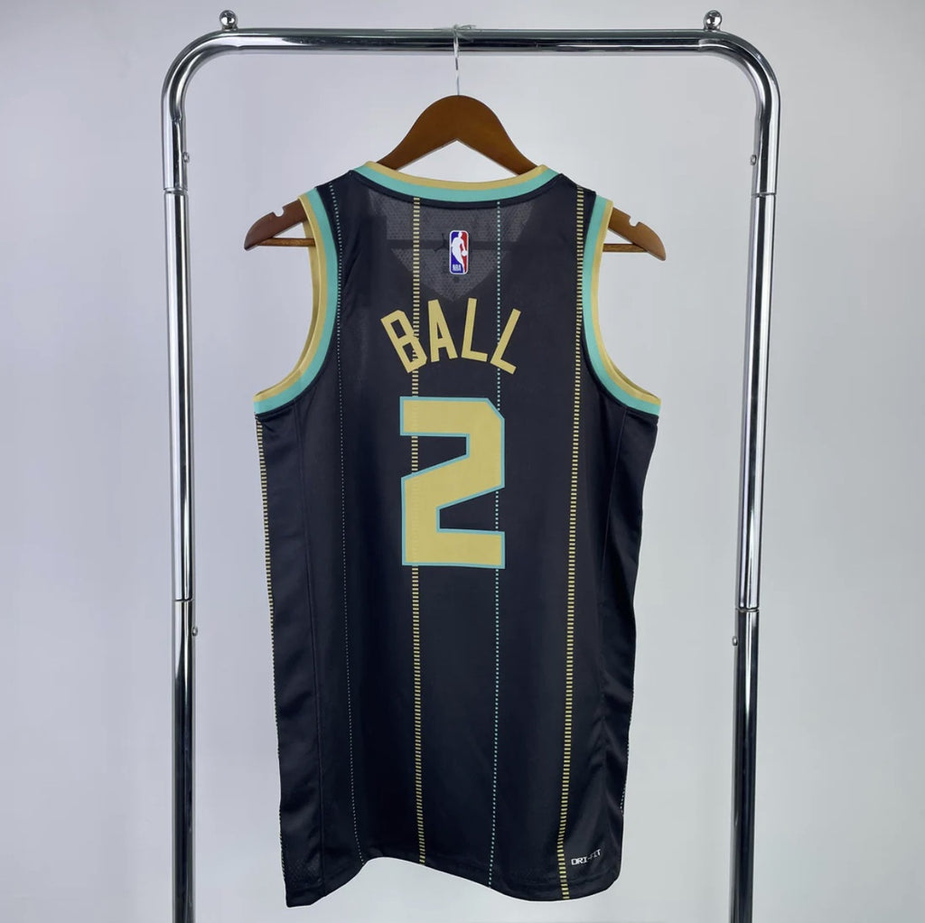 Charlotte Hornets 2023- Black City Edition Swingman Jersey