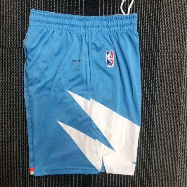 Los Angeles Clippers 75th Anniversary Blue Swingman City Edition Shorts
