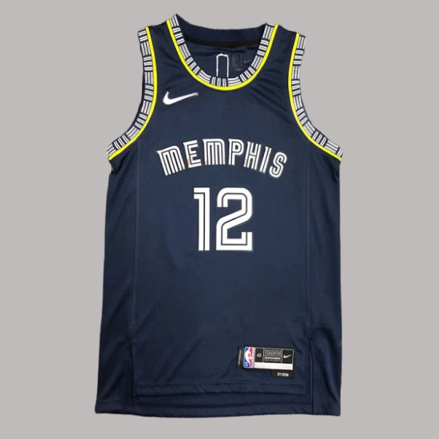 Memphis Grizzlies 2022 Navy 75th Anniversary City Edition Jersey