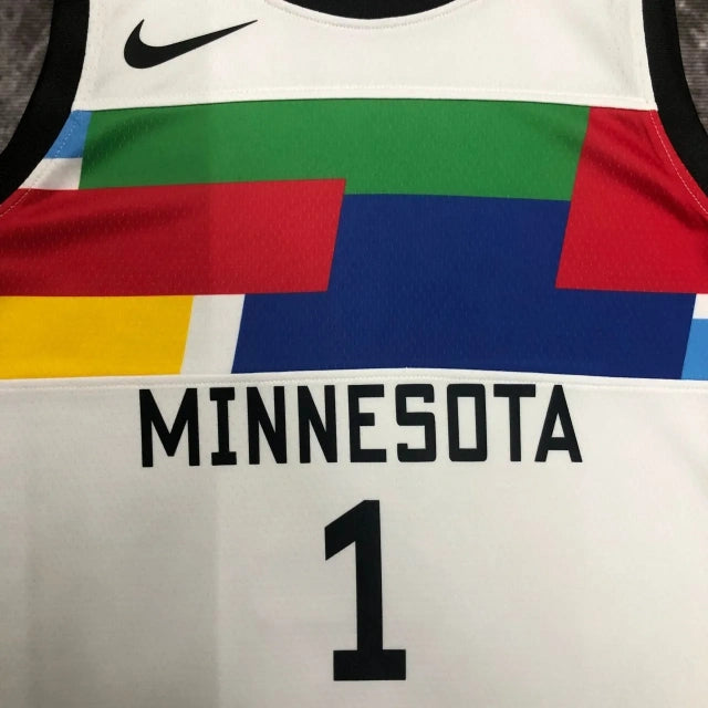Minnesota Timberwolves  2023 White City Edition Jersey