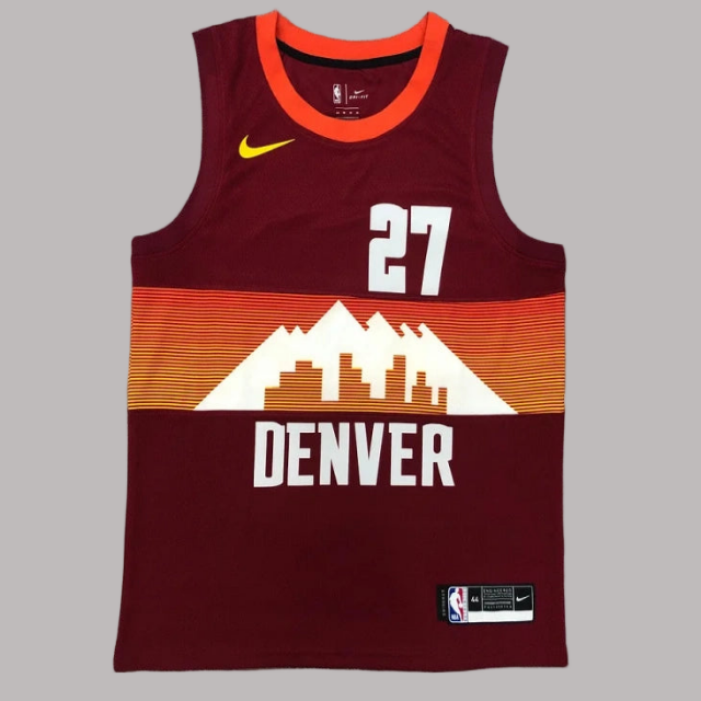 Denver Nuggets 2020-21 Red Swingman City Edition Jersey