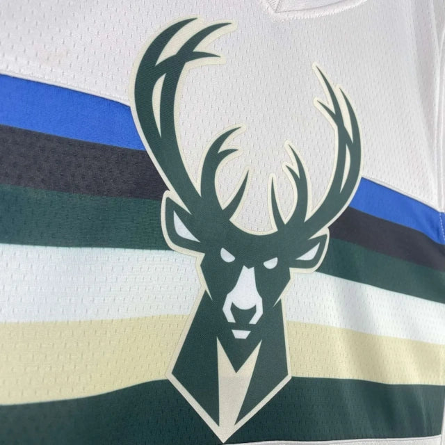 Milwaukee Bucks Jersey 2019 White Edition