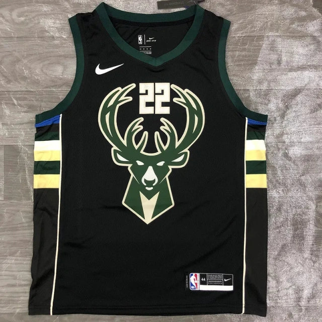 Milwaukee Bucks Jersey 2020-21 Black Icon Edition