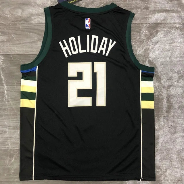 Milwaukee Bucks Jersey 2020-21 Black Icon Edition