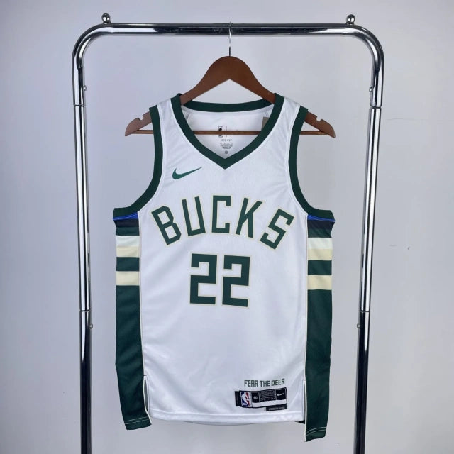 Milwaukee Bucks Jersey 2023 White Edition