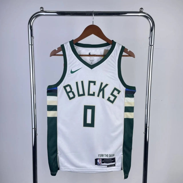 Milwaukee Bucks Jersey 2023 White Edition