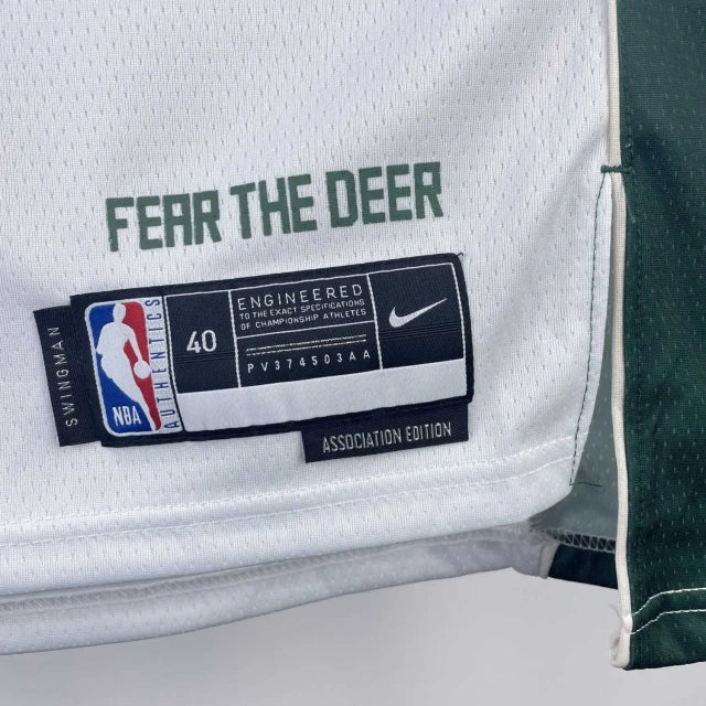 Milwaukee Bucks Jersey 2023 White Edition