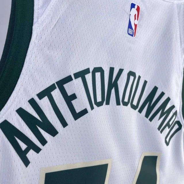 Milwaukee Bucks Jersey 2023 White Edition