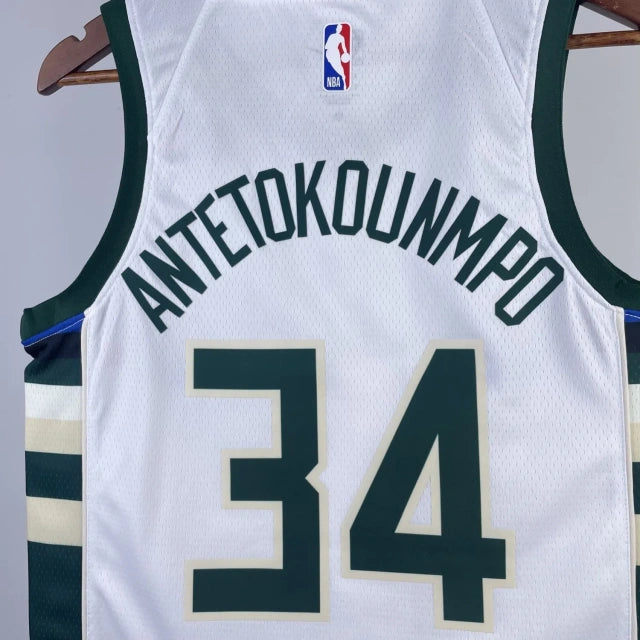 Milwaukee Bucks Jersey 2023 White Edition