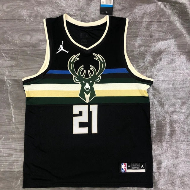Milwaukee Bucks Jersey 2020-21 Black Edition