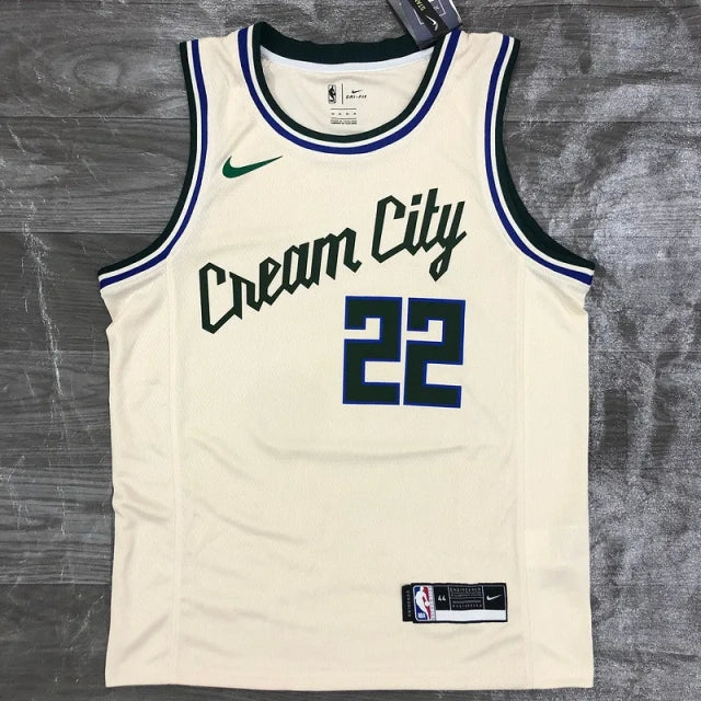 Milwaukee Bucks Jersey 2020-21 White City Edition